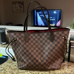 Leather bag . 16 by 11